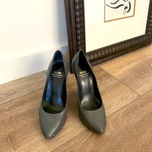 Moschino Gray Heels